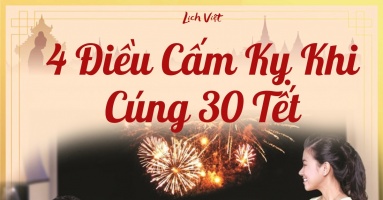 4 điều cấm kỵ khi cúng 30 tết