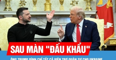 Mỹ 'đình chỉ toàn bộ' viện trợ quân sự cho Ukraine, ông Trump nói đó là con đường tới hoà bình