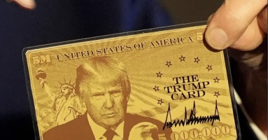 Thẻ vàng nhập cư 5 triệu USD của Mỹ in chân dung ông Trump
