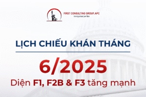 LỊCH CHIẾU KHÁN THÁNG 06.2025: Diện F1, F2B, F3 tăng mạnh