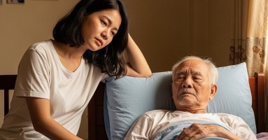 Một năm kiệt sức vì từ chối viện dưỡng lão, tự tay chăm ông nằm liệt giường